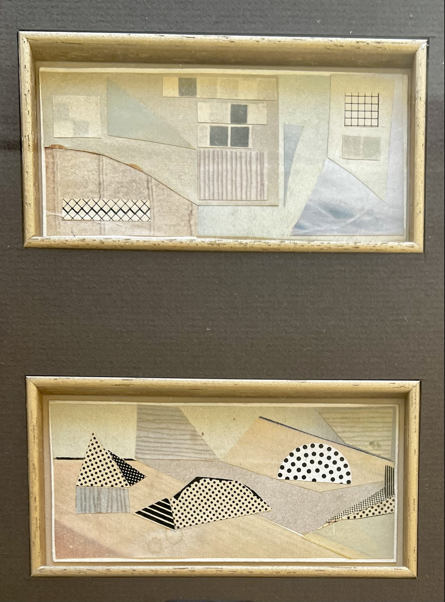 Šimerová MartinčekováEster, 1970, koláže, signované, cca 7 x 12 cm